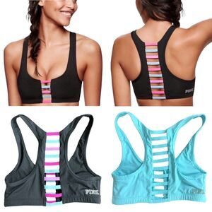 2 PINK Victoria's Secret Ultimate Unlined Sports Bras Size XS